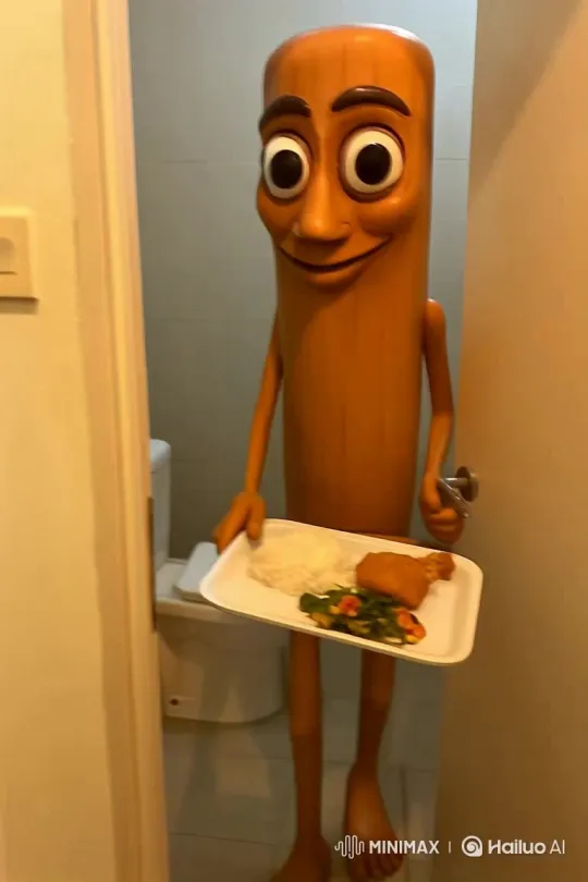 Man's Squirrel Encounter in Bathroom – AI Generated Video | Hailuo AI