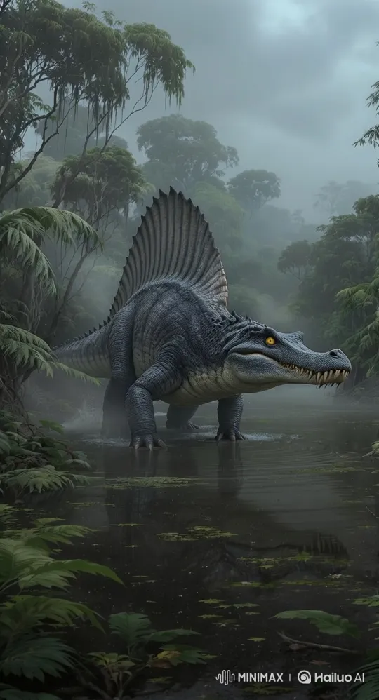 Prehistoric Swamp: Attack of the Armored Dinosaur – AI Generated Video | Hailuo AI