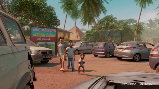 Tamil Brothers Visit Animated Sri Lankan Car Lot with Monkey Dealer – AI Generated Video | Hailuo AI