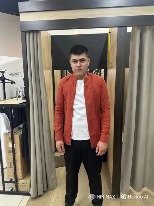 Young Man in Clothing Store: A Study in Subtle Movements – AI Generated Video | Hailuo AI