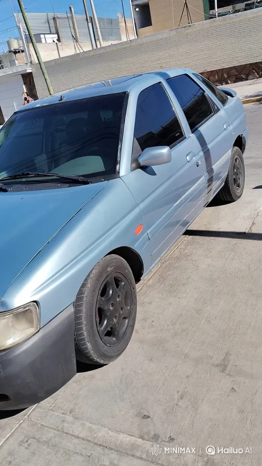 Pneumatic Suspension Lowering of a Light Blue Sedan – AI Generated Video | Hailuo AI