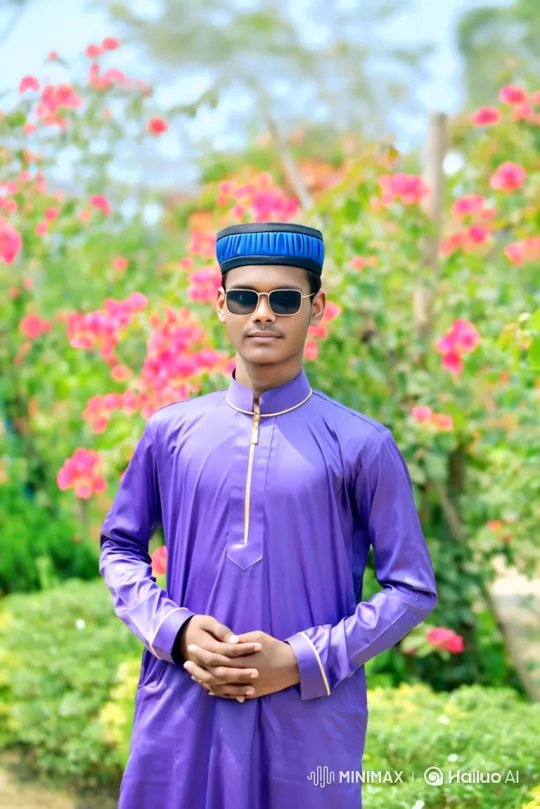 Young Man Prepares for Helicopter Journey in Garden Setting – AI Generated Video | Hailuo AI