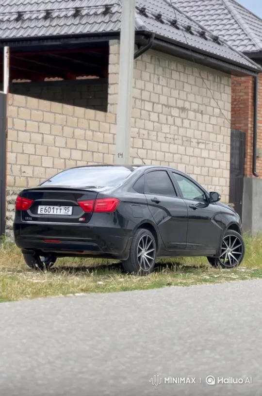 Car's Aggressive Lowering Transformation on Grass Verge – AI Generated Video | Hailuo AI