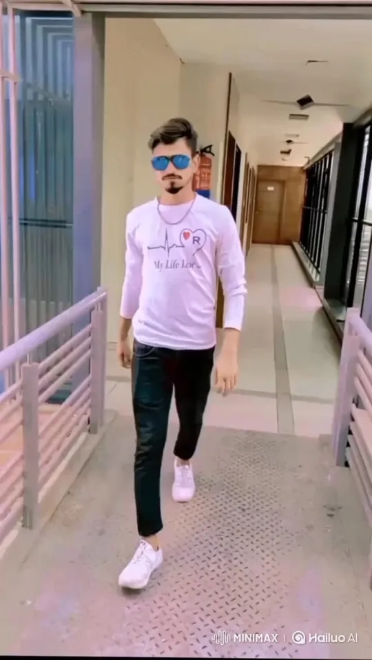 Confident Young Man Walking – AI Generated Video | Hailuo AI