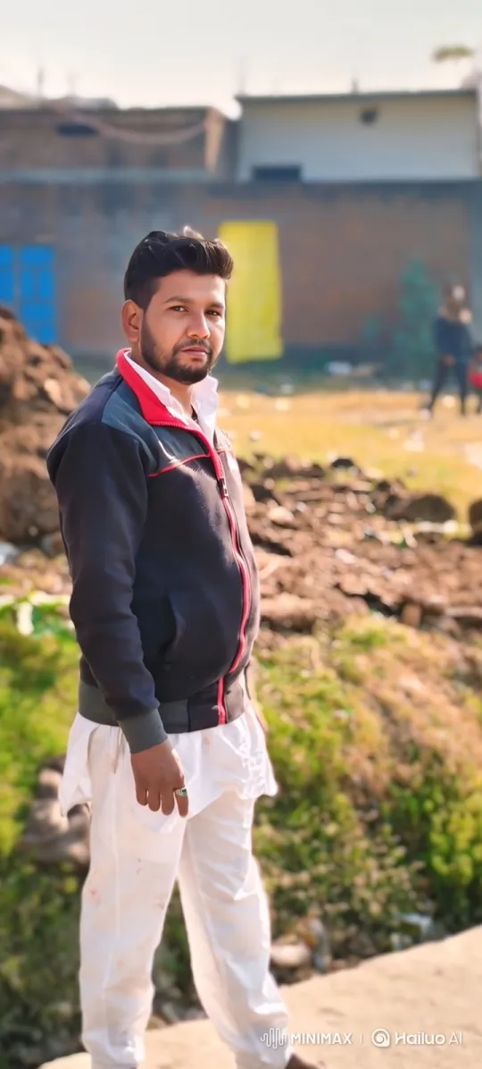 Young Man Smiles Gently in Slow Zoom Outdoor Video – AI Generated Video | Hailuo AI
