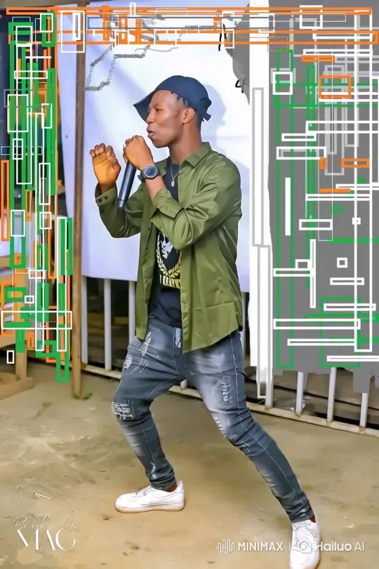 Young Male Performer Engages Energetic Audience on Stage – AI Generated Video | Hailuo AI