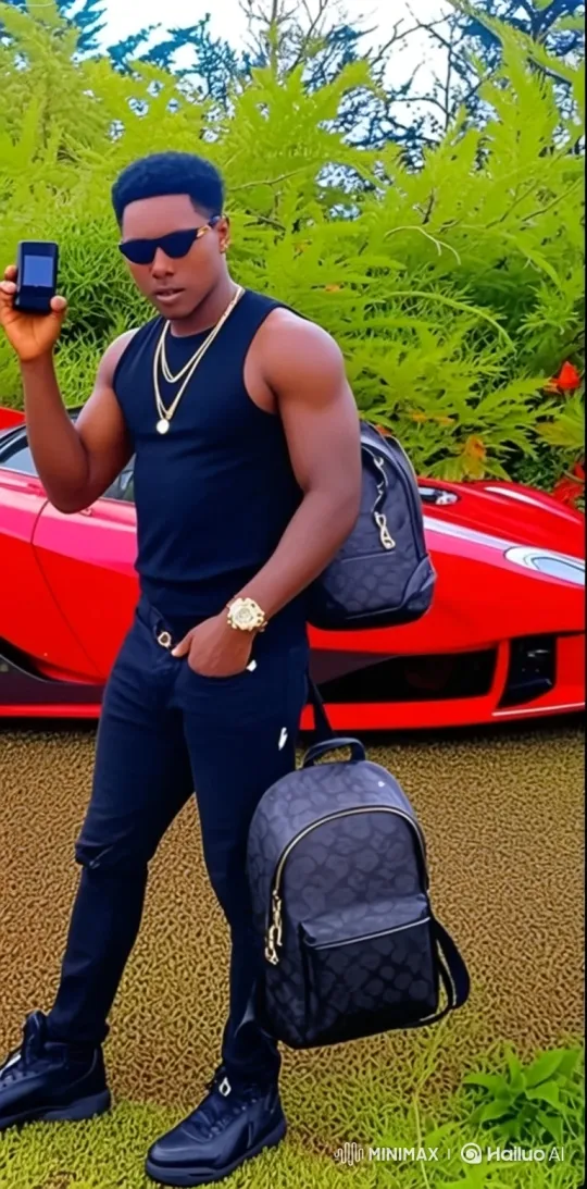 Confident Man Showcases Style and Wealth – AI Generated Video | Hailuo AI
