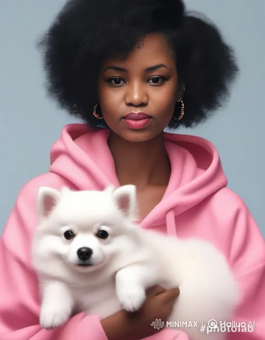 Young Woman with Dog Enters Modern Bright Home – AI Generated Video | Hailuo AI