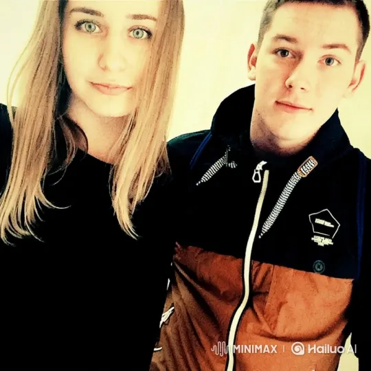 Young Couple's Tender Embrace in a Candid Moment – AI Generated Video | Hailuo AI