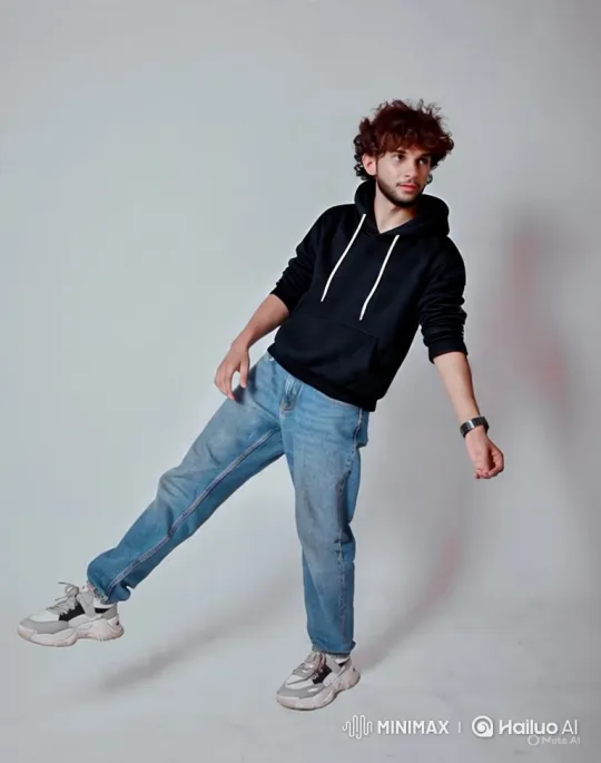 Young Man Transforms into Lightning-Commanding Figure – AI Generated Video | Hailuo AI