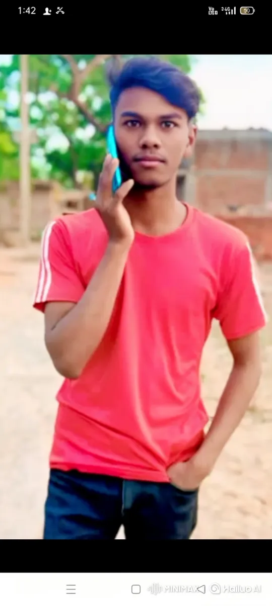 Young Man Distracted by Passing Car During Call – AI Generated Video | Hailuo AI