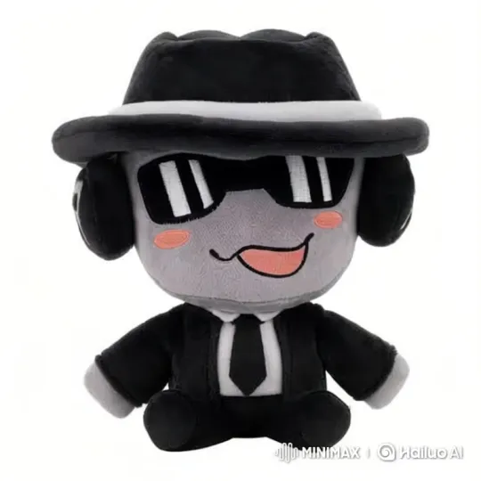 Cute Plush Toy Joyfully Jumps on Trampoline – AI Generated Video | Hailuo AI