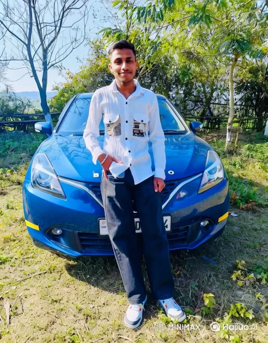 Confident Young Man in Casual Outfit Smiles in Sunlit Field – AI Generated Video | Hailuo AI