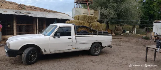 Rustic Setting: Old Truck Lowering in Dirt Lot – AI Generated Video | Hailuo AI