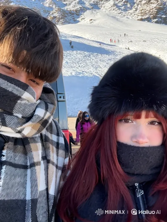Magical Snow Scene Reveals Couple's Future Child – AI Generated Video | Hailuo AI