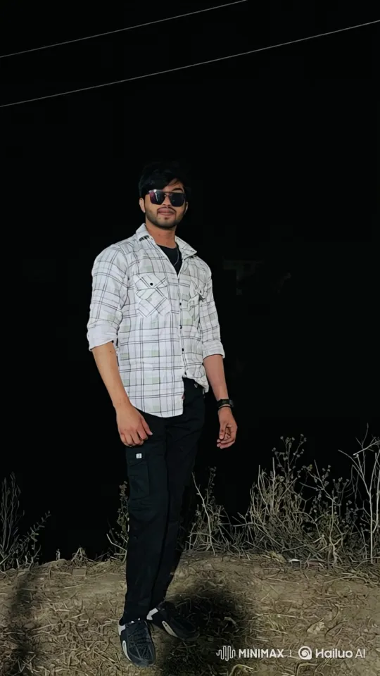 Young Man Meets Figure Resembling PM Modi in Night Scene – AI Generated Video | Hailuo AI