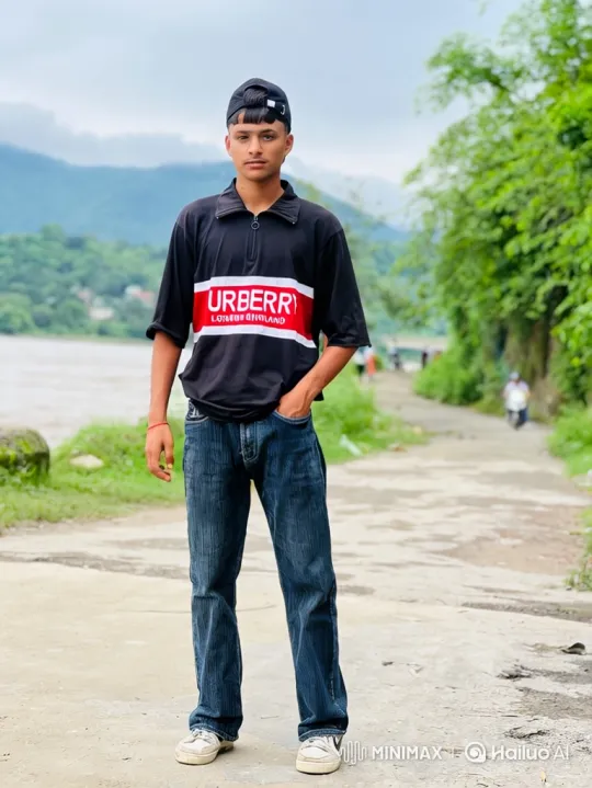 Young Man Meets Narendra Modi Lookalike by River – AI Generated Video | Hailuo AI