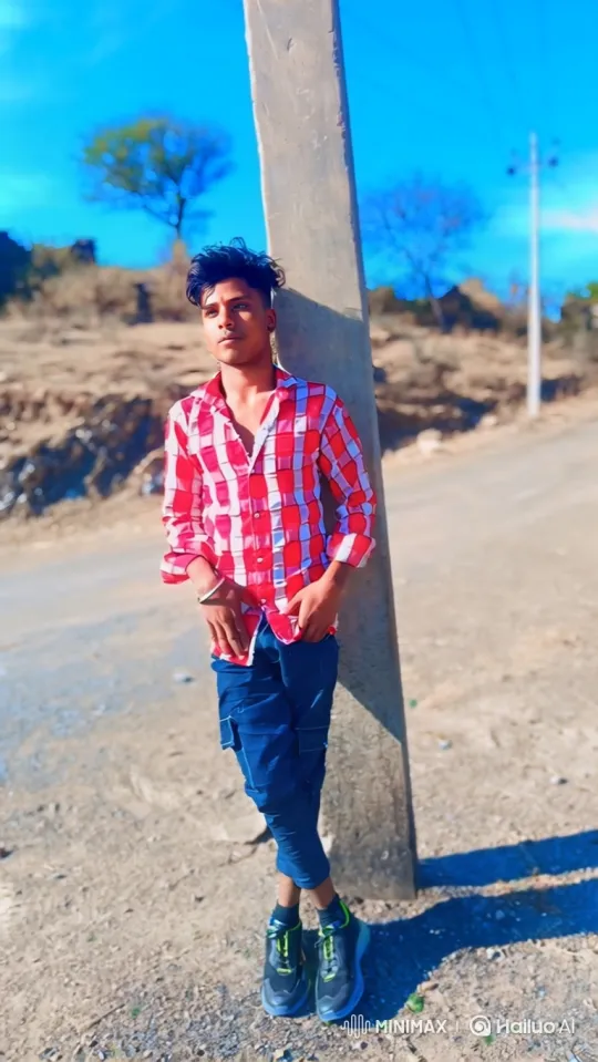 Young Man Contemplates in Sunny Landscape – AI Generated Video | Hailuo AI