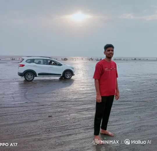 Young Man Meets Man Resembling PM Modi on Beach – AI Generated Video | Hailuo AI