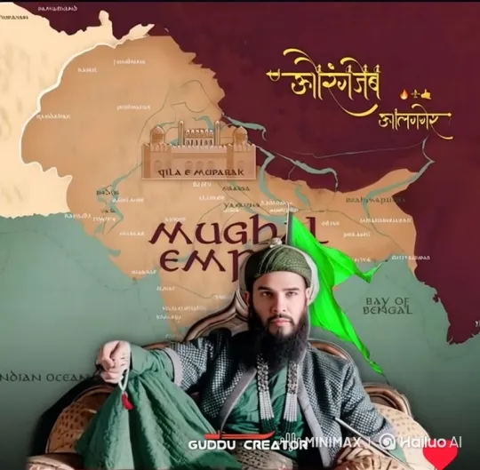 Mughal Emperor in Historical Dress with Prayer Beads – AI Generated Video | Hailuo AI