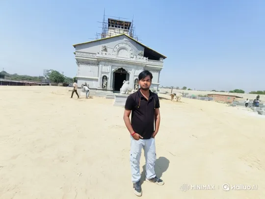 Young Man Meets Distinguished Figure at Construction Site – AI Generated Video | Hailuo AI