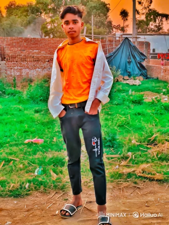 Young Man in Outdoor Setting with Slow Zoom and Smile – AI Generated Video | Hailuo AI