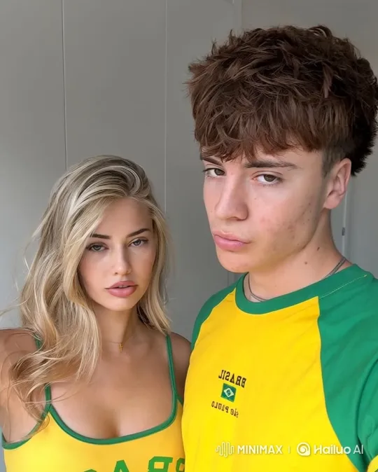 Young Couple Shares Intimate Moment of Tenderness – AI Generated Video | Hailuo AI