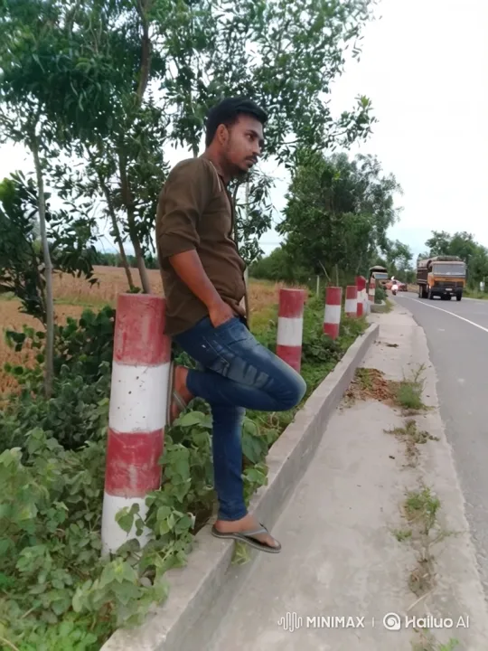 Young Man Dreams of Lamborghini in Rural Setting – AI Generated Video | Hailuo AI