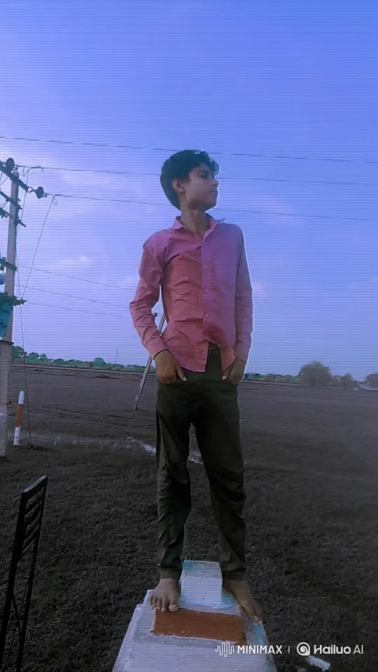 Young Man Meets Prime Minister Lookalike in Open Field – AI Generated Video | Hailuo AI