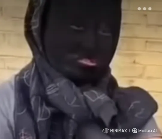 Mysterious Figure in Intense Close-Up with Zoom – AI Generated Video | Hailuo AI