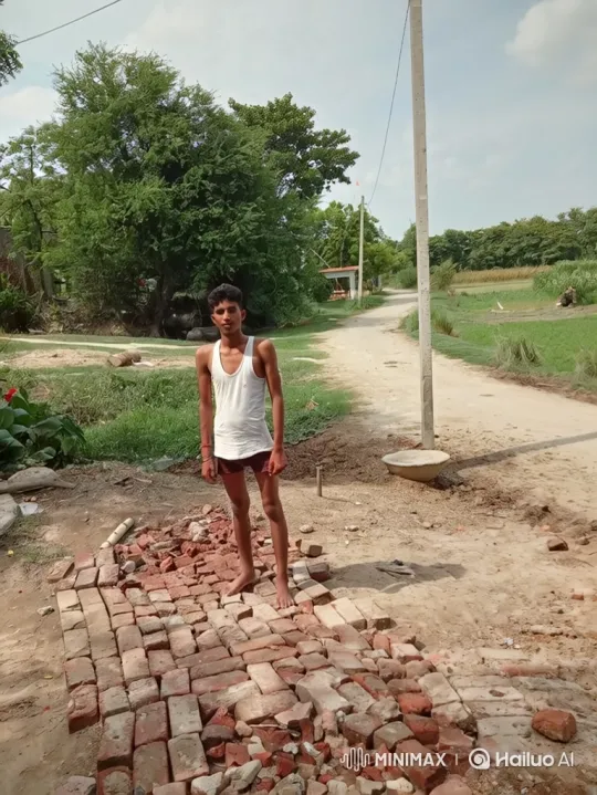 Young Man Meets Prime Minister Modi Lookalike in Rural Village – AI Generated Video | Hailuo AI