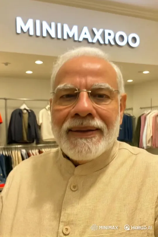 Narendra Modi Emerges from Rolls Royce, Addresses Crowd – AI Generated Video | Hailuo AI