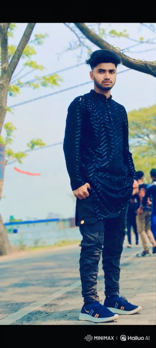 Young Man Meets Narendra Modi-Like Figure in Pensive Outdoor Scene – AI Generated Video | Hailuo AI