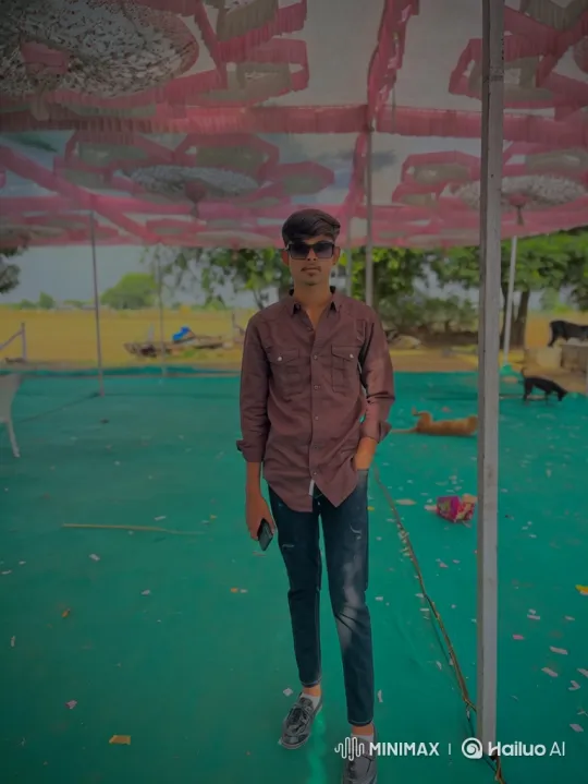 Young Man Meets Elderly Gentleman Under Canopy – AI Generated Video | Hailuo AI