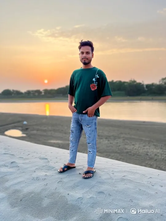 Young Man in Sunset, Boards SUV, Drives Off on Shoreline – AI Generated Video | Hailuo AI