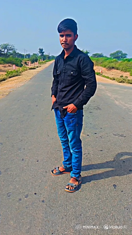 Young Man Meets Mysterious Mentor on Rural Road – AI Generated Video | Hailuo AI