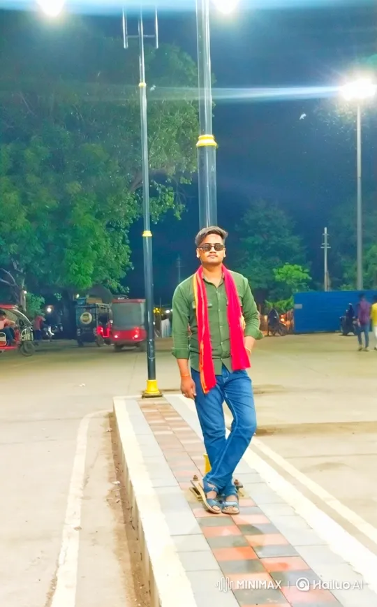 Young Man Meets Prime Minister Modi in Nighttime Encounter – AI Generated Video | Hailuo AI