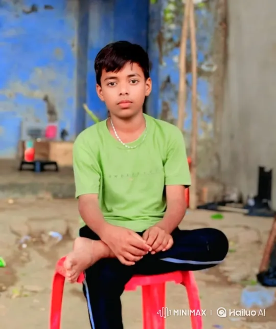 Young Boy's Subtle Smile in Slow-Motion Close-Up – AI Generated Video | Hailuo AI