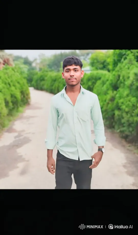 Young Man Calmly Stands Amidst Breezy Bushes – AI Generated Video | Hailuo AI