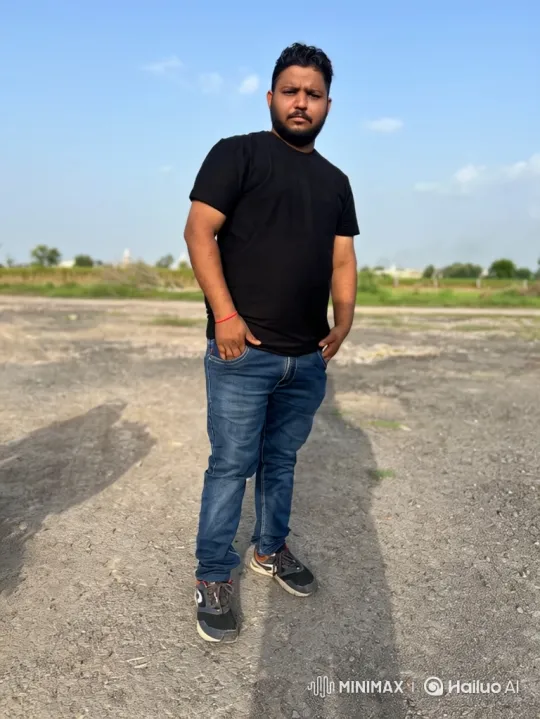 Man Meets Narendra Modi Lookalike in Open Field – AI Generated Video | Hailuo AI