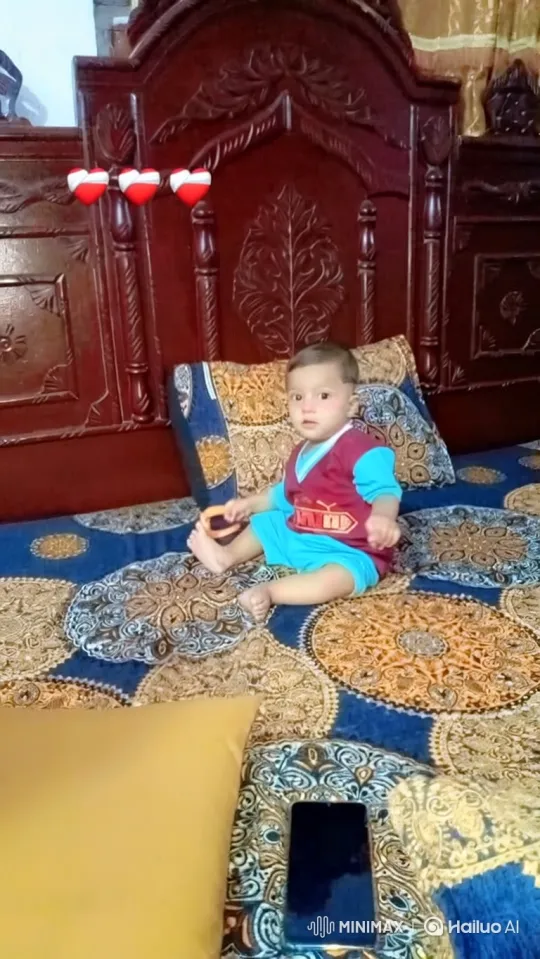 Baby Salman Abbas Observes with Curiosity – AI Generated Video | Hailuo AI