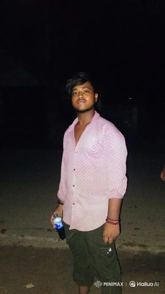 Young Man in Night Outfit Observes Camera – AI Generated Video | Hailuo AI