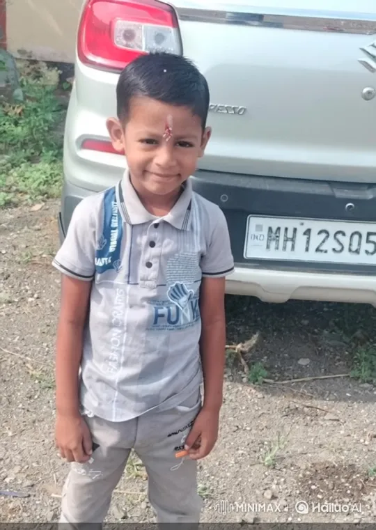 Young Boy Meets Man Resembling Modi in Handshake Moment – AI Generated Video | Hailuo AI