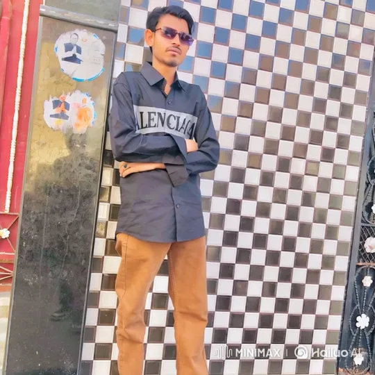 Young Man Holds Confident Gaze in Static Shot – AI Generated Video | Hailuo AI