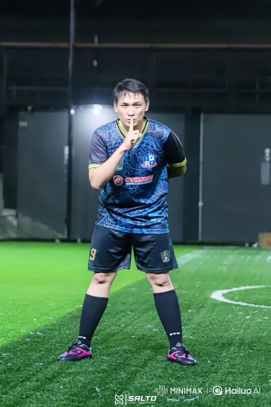 Soccer Player's Journey from Field to Earth in Space – AI Generated Video | Hailuo AI
