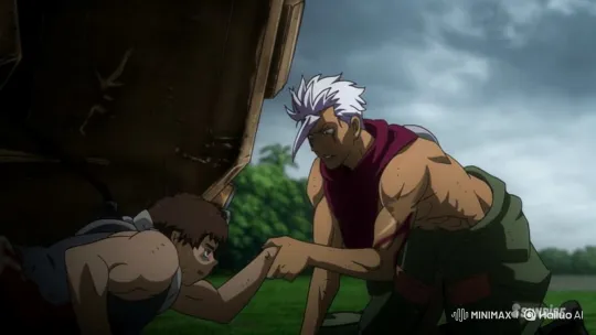 Healing Light Bonds Injured Characters in Grassy Field – AI Generated Video | Hailuo AI
