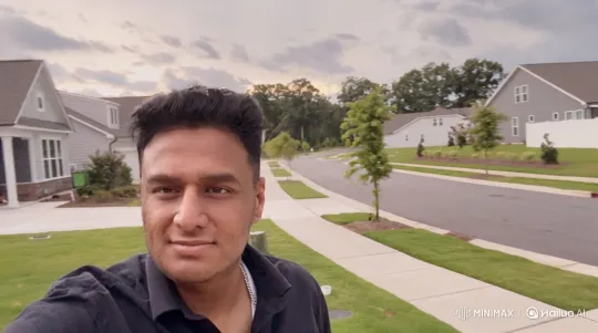 Unexpected Encounter: Donald Trump Shakes Hands on Suburban Sidewalk – AI Generated Video | Hailuo AI