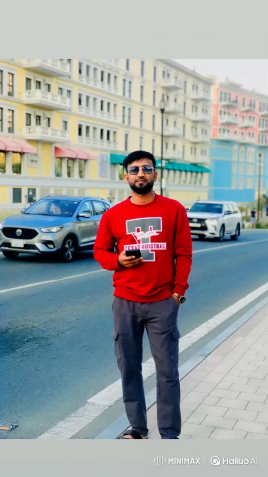 Couple Shares Serene Moment in Urban Golden Hour – AI Generated Video | Hailuo AI