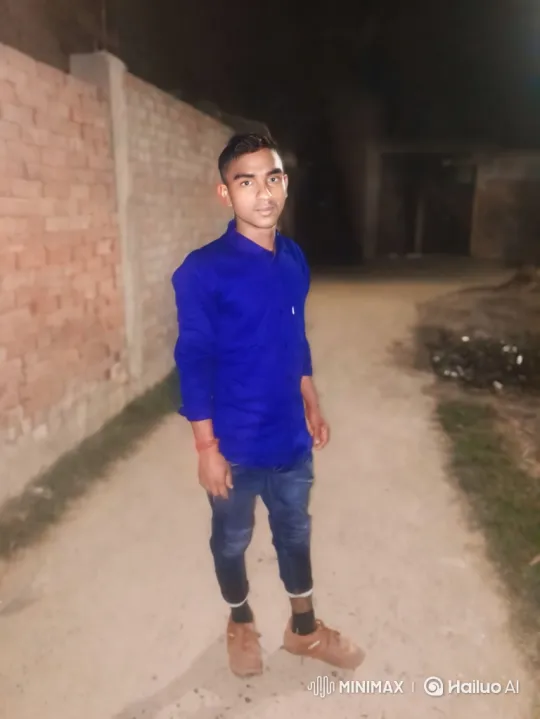Young Man Stands on Path at Night, Camera Tracks Left – AI Generated Video | Hailuo AI