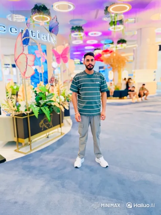 Young Man in Stylish Hall with Dynamic Camera Work – AI Generated Video | Hailuo AI